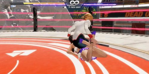 DoA 6 ryona: White Delmo (Tina) vs Tifa (Tamaki) (Mia D Coccinelle)