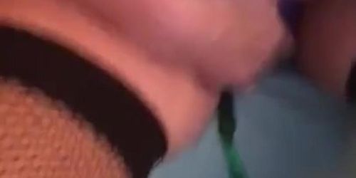 Felt so good I couldn’t even get off my lingerie... sexy fiancé playing with my dripping pussy