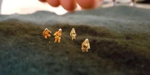 Smothering Shrunk People Under Toes