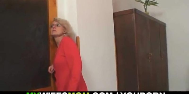 Mother-in-law fucks her son in law