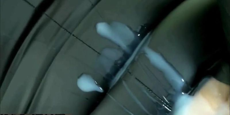 Gangbang party in Dortmund! 10 big cocks for the latex slut