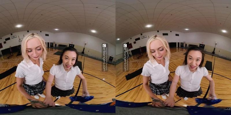VR Bangers Naughty College Hot Group Sex With 5 Hot Dirty Cheerleaders VRPorn (Aiden Ashley, Charly Summer, Chloe Temple, Delilah Day)