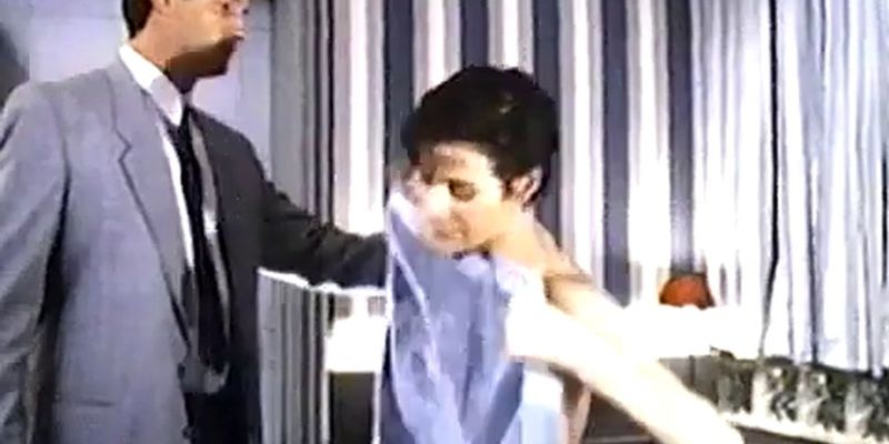 Sean Young Breasts Scene  in Love Crimes