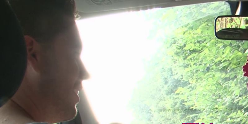 MEN OF UK - British stud cocksucking outdoors before facial