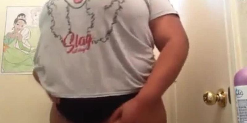 bbw striptease