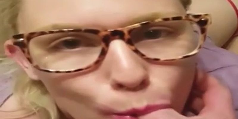 Nicole naive married milf sucks my dick after work