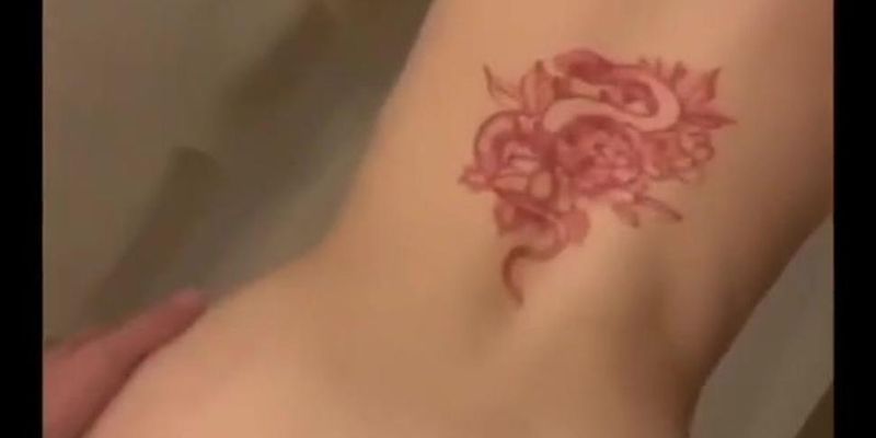 tiny tattooed goth teen fucked in shower