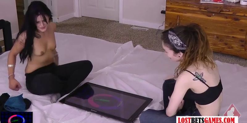 2 Gorgeous Girls Have a Little Fun with Some Marshmallow